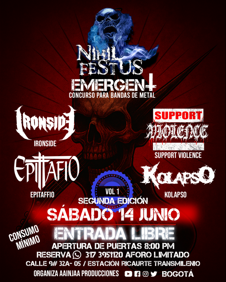Poster NIHIL FESTUS EMERGEN SEGUNDA DICIÓN VOLUMEN1_